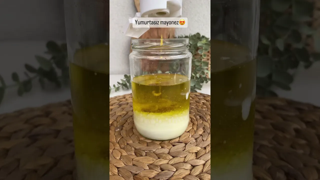 Yumurtasız mayonez😍 #food #pratiktarifler #recipe #global