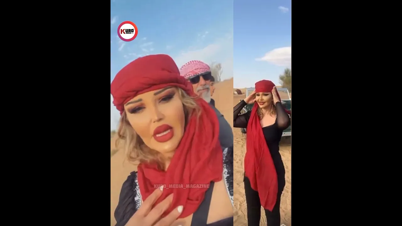 نیگار ساڵۆن و هاوسه‌ره‌كه‌ی له‌ وڵاتی دوبه‌ی
