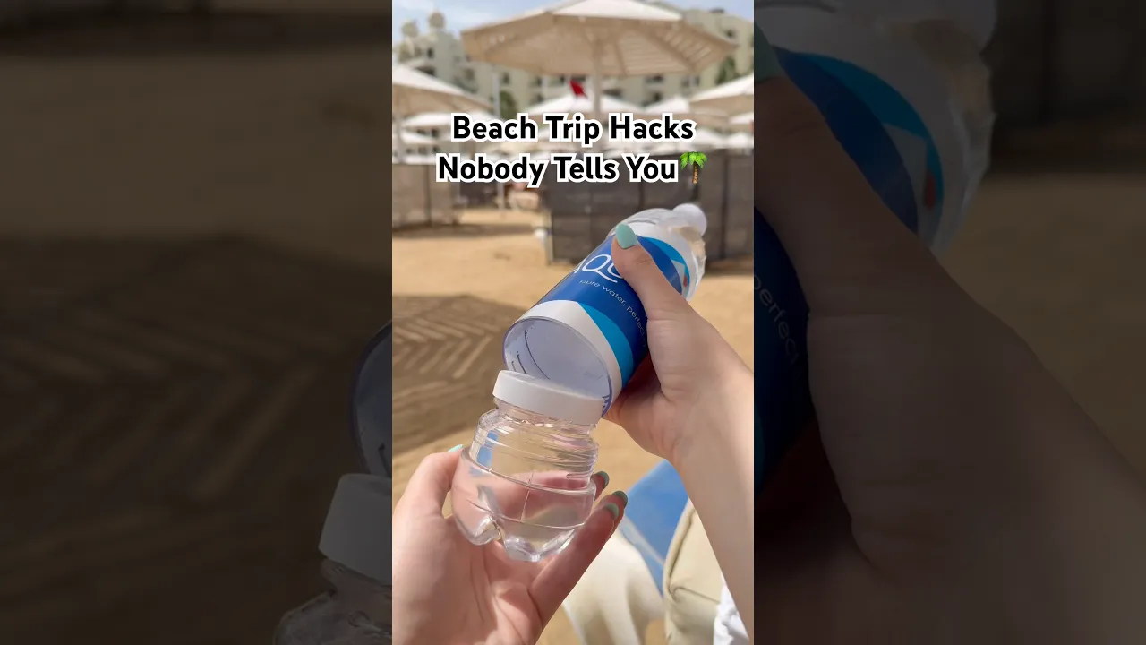 Save this hotel & beach hacks for the next trip!🌴#vacation #lifehacks #beach