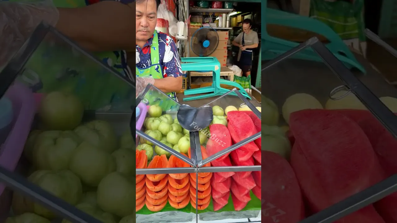 Perfect Fresh Fruit Cutting in Thailand