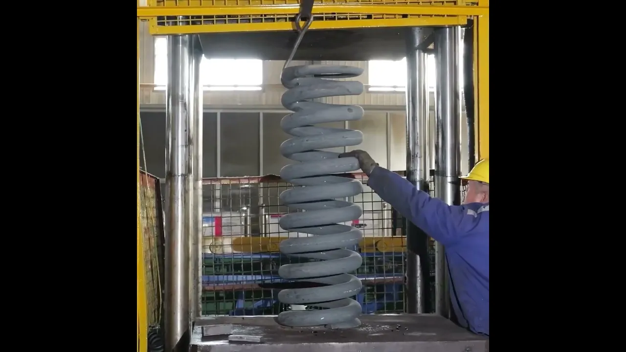The Art of Spring Making! Large Industrial Spring Factory mra P