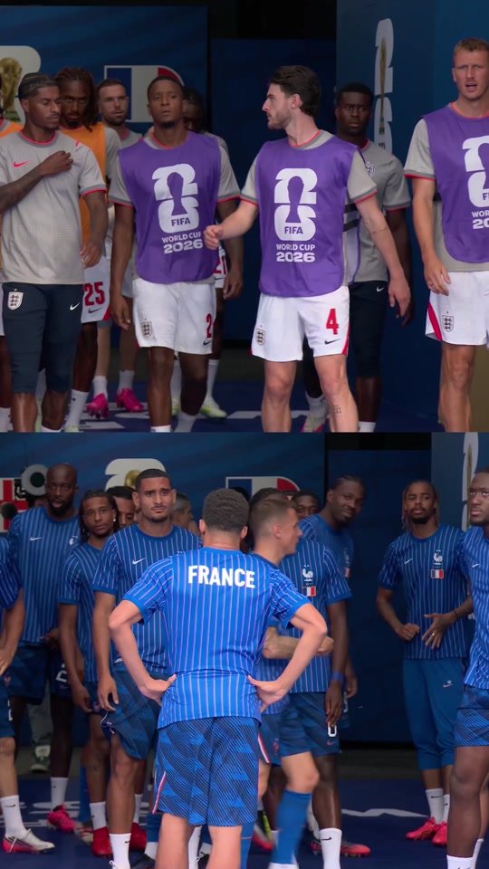 Final preparations for the Bronze Final. 🇫🇷🥉 🏴󠁧󠁢󠁥󠁮󠁧󠁿 #FIFAWorldCup
