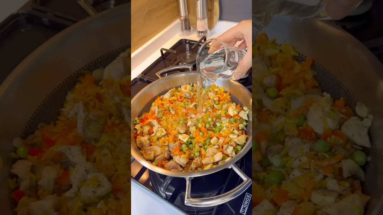 Tavuklu sebzeli şehriye pilavı😍 #recipe #tarif #food #globalcuisine #cooking #easyrecipe #chicken