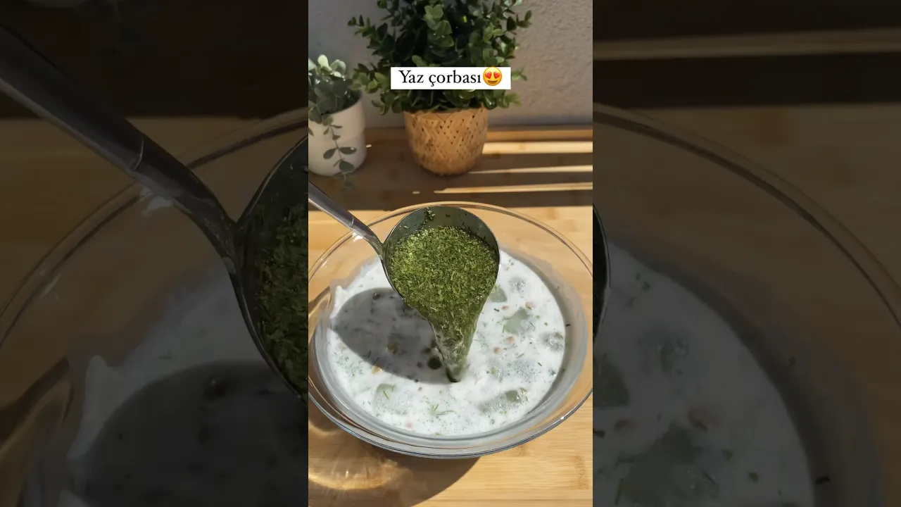 Yaz çorbası😍 #pratiktarifler #food #yemektarifleri #global #recipe #tarif