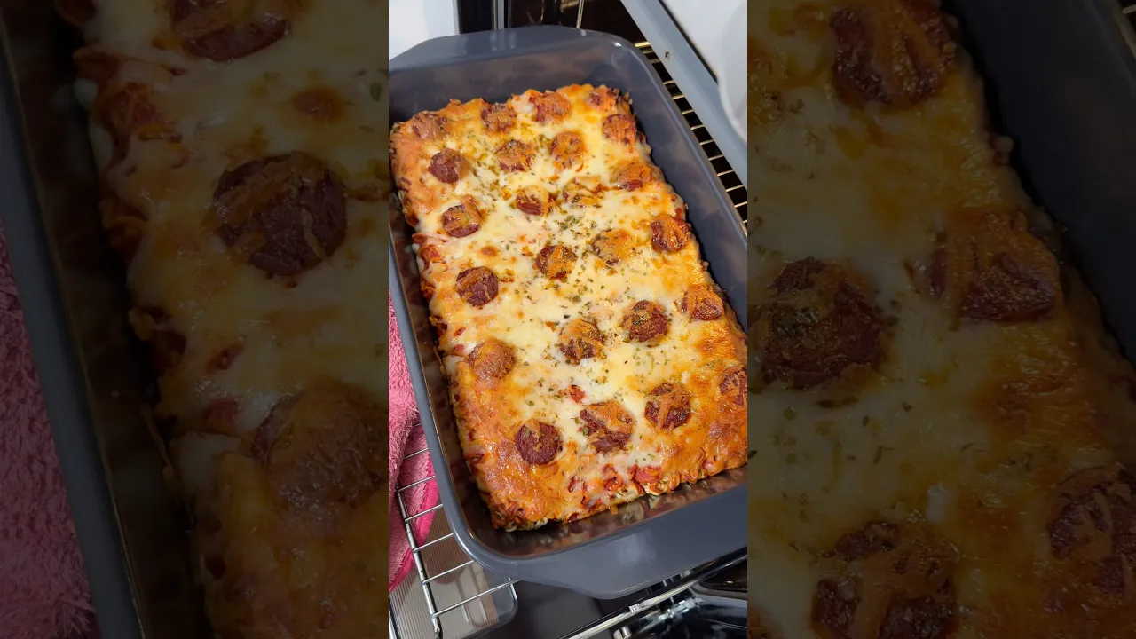 Ramen Lasagna 🍜 ｜ Noodle #busezeynep #easyrecipe #noodle