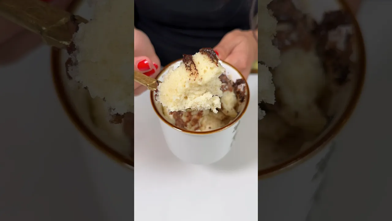 Bardak Kek ⧸ Microwave 1min Cake #cake #microwave #busezeynep