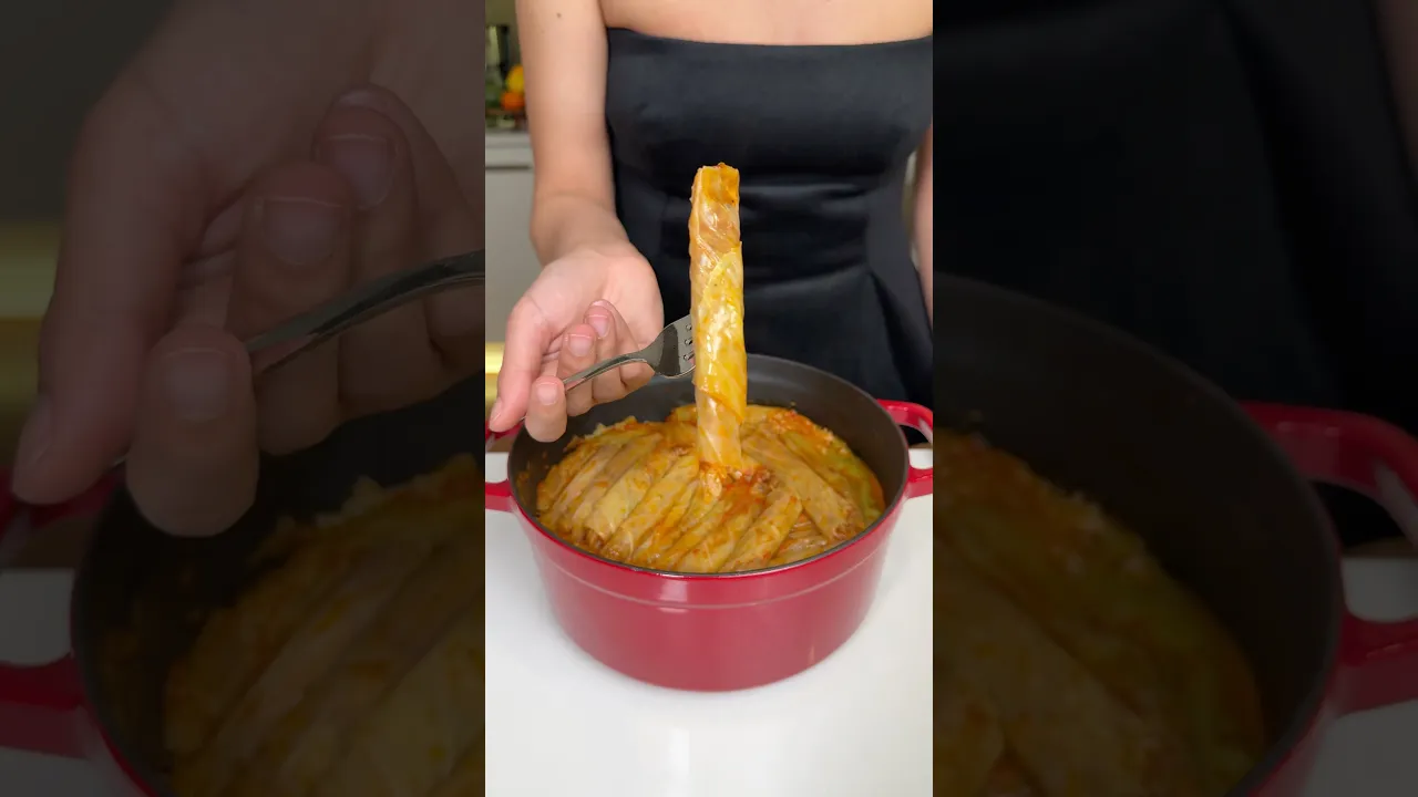 Lahanayı Dondurdum ｜ Frozen Cabbage #cabbage #busezeynep #dolma