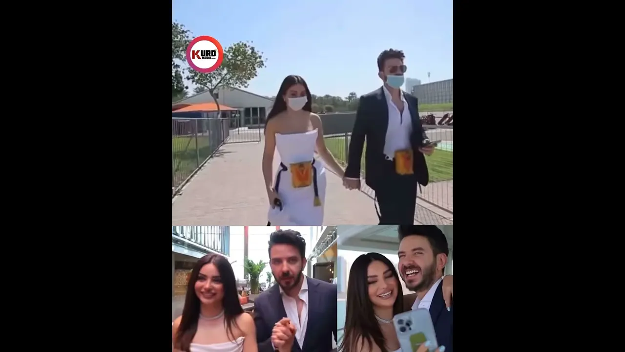 هه‌یفا حسونی و بكری هاوسه‌ری له‌ ساڵیادی هاوسه‌رگیریان له‌ دوبه‌ی