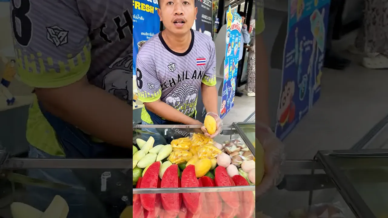 Perfect Fresh Fruit Selling in Thailand