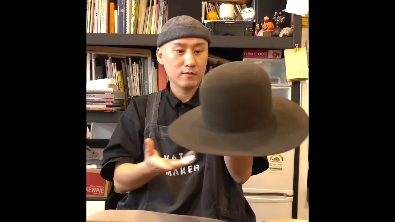 How Rabbit Fur Turns Into a Luxury Fedora Hat (Complete process) Wm