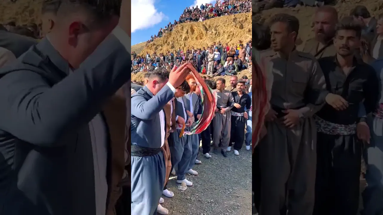 جشن باشکوه نوروز در روستای هشمیز سنندج اسفند 1402 #kurd #kurdishmusic #music #هلپرکه #کوردستان