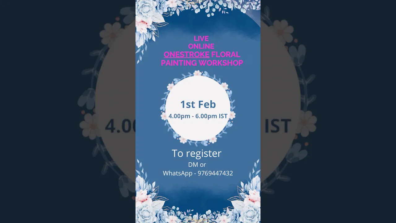 1325 💯Learn to paint ONESTROKE FLORALS ONLINE.WhatsApp https：⧸⧸wa.me⧸message⧸T5KXRQGG6REDG1