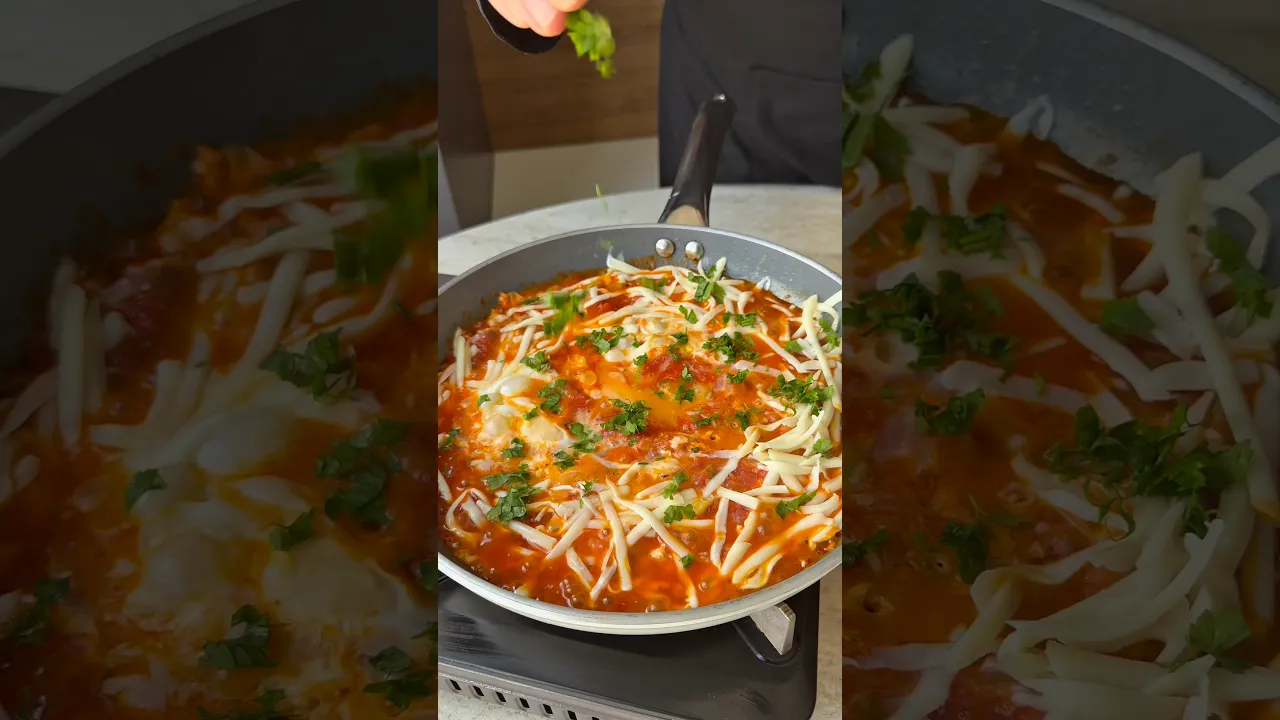 Menemen🇹🇷Soğanlı mı soğansız mı？ #dessert #tarif #food #menemen #breakfast #turkishbreakfast