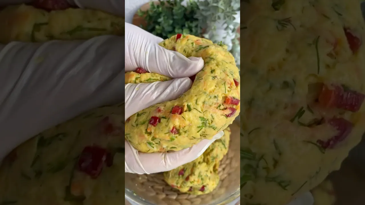 Mayasız sebzeli poğaça😍Tarif yorumda✅recipe in the comments🥳 #food #globalcuisine #recipe #cooking
