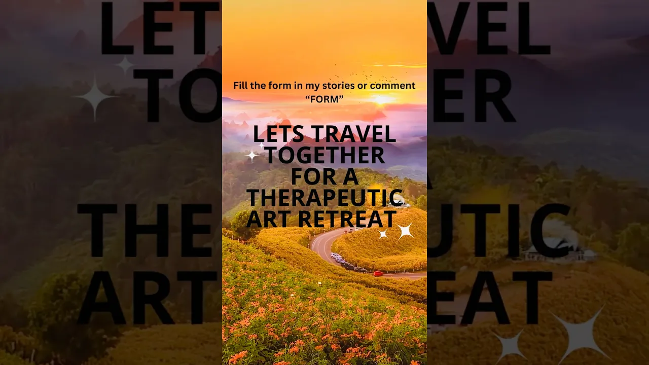 878 Pls fill the form, it’s available in my posts 🫶 #artretreat #arttherapy