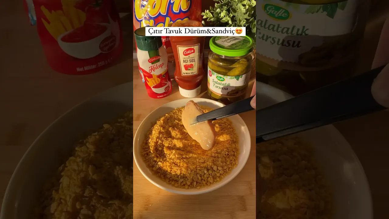 Çıtır tavuk😍#pratiktarifler #yemektarifleri #food #global #recipe #tarif #keşfet