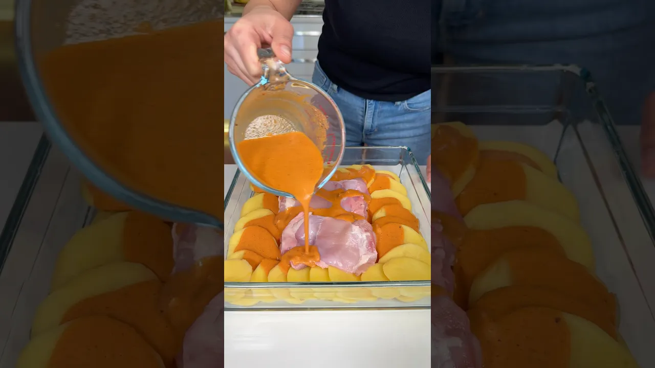 Sırrı Sosunda ｜ Secret Sauce Chicken #chicken #potato #busezeynep