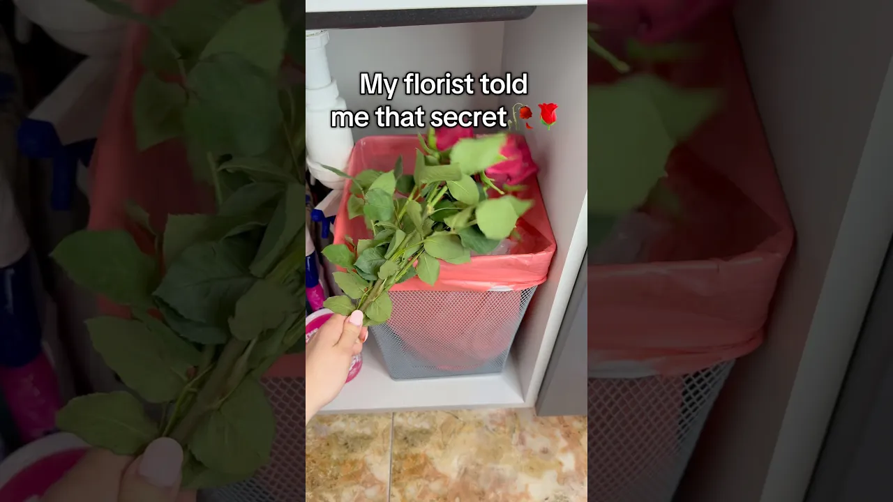 My florist told me that secret 🥀🌹 #lifehack