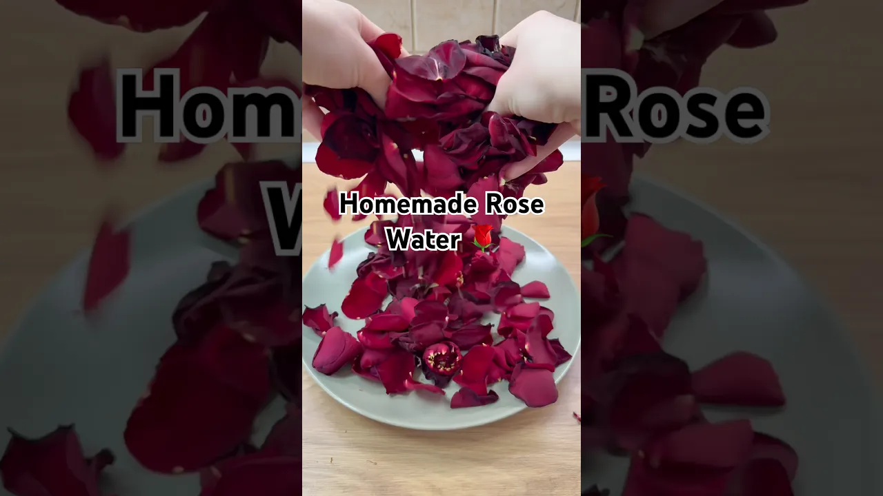 Homemade Rose Water 🌹#diy