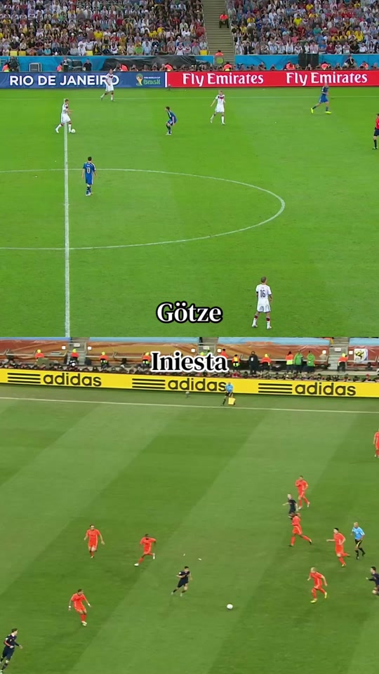 Iniesta 🤝 Götze Unforgettable #FIFAWorldCup Final goals
