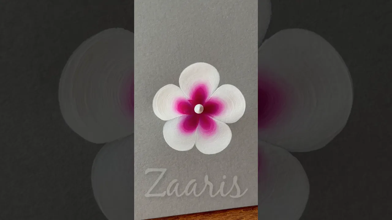 155 👌Easy flower 🌺 painting💖 #shorts #viral #art #floraart #beginnerfriendly #flowers #floralseries