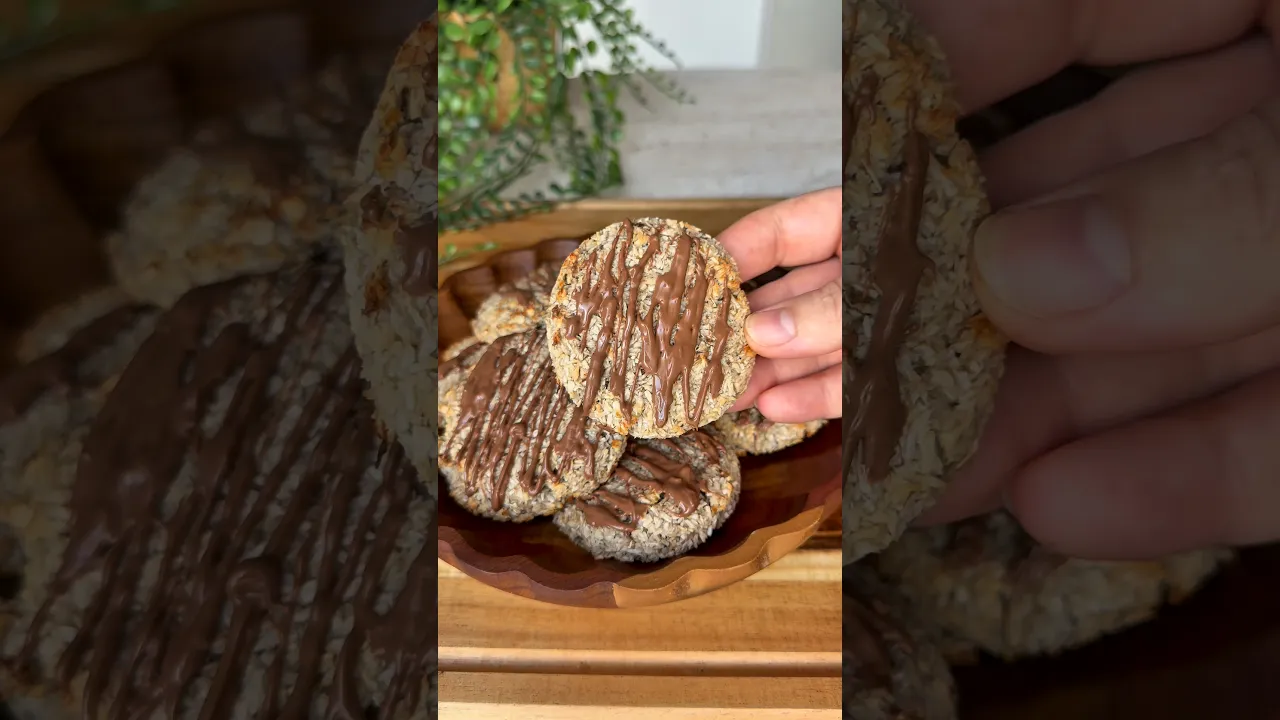 2 malzemeli fit kurabiye😍 #recipe #tarif #pratiktatlitarifleri #cooking #globalcuisine #cookies