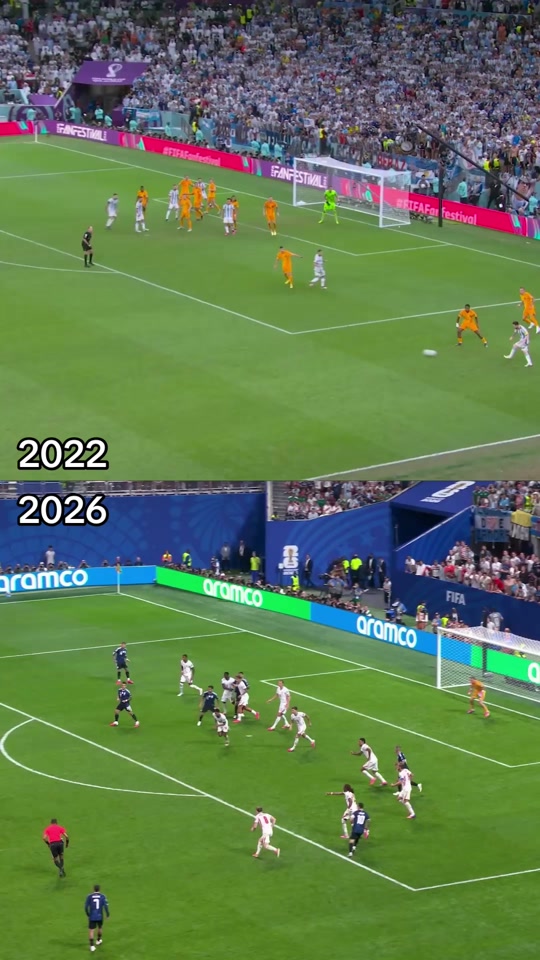 Same shot, four years apart. Different result. #FIFAWorldCup