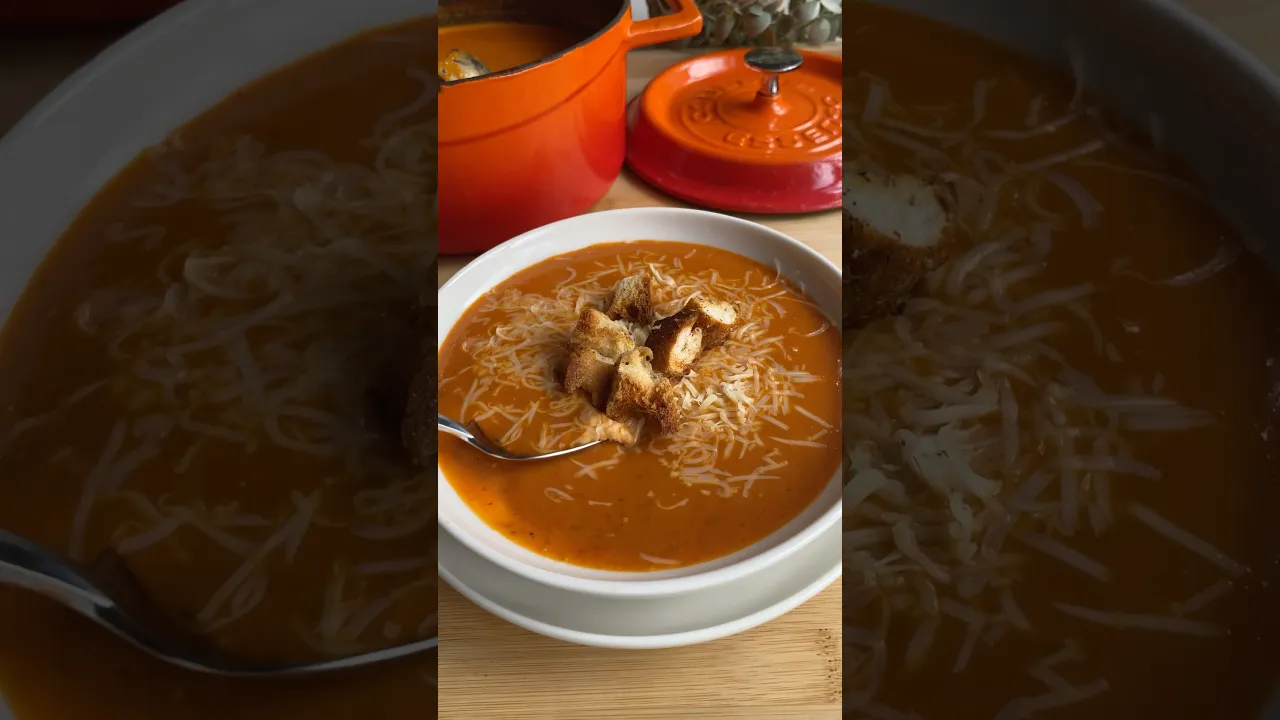 Köz domates çorbası😍 #food #globalcuisine #recipe #globalfood #cooking #globalgastronomy