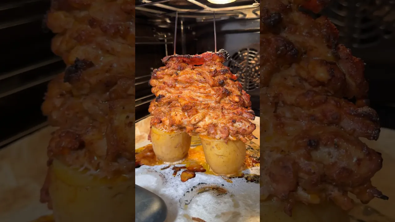 Shawarma ⧸ Döner evde böyle yapabilirsiniz #shawarma #döner #busezeynep #shorts