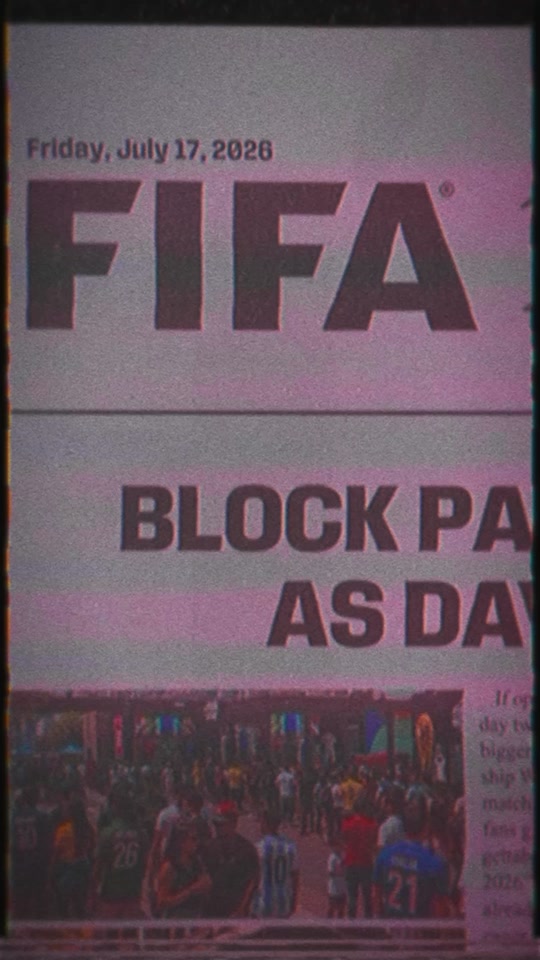 The match the world is talking about is almost here ⚽️ The FIFA Block...