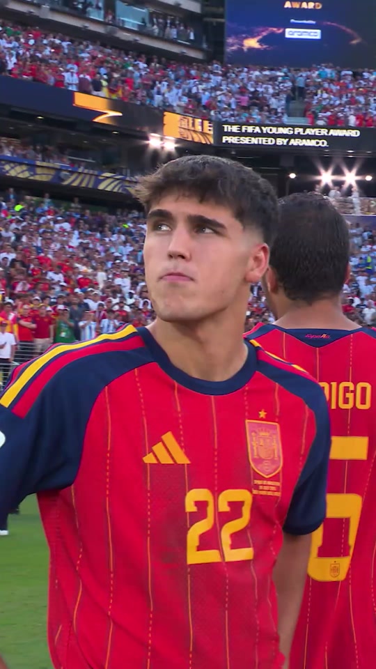 A special moment for a rising star ✨Pau Cubarsí receives the FIFA You...