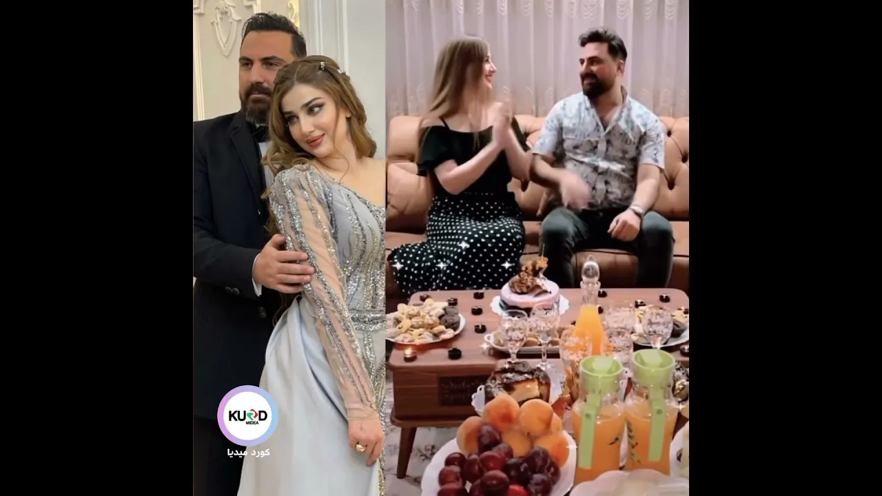 خانمه‌ هونه‌رمه‌ند سه‌میره‌ كارزان سوپرایزی ڕۆژی له‌دایك بوون بۆ ڕێباز شه‌مامی هاوسه‌ری ده‌كات ..
