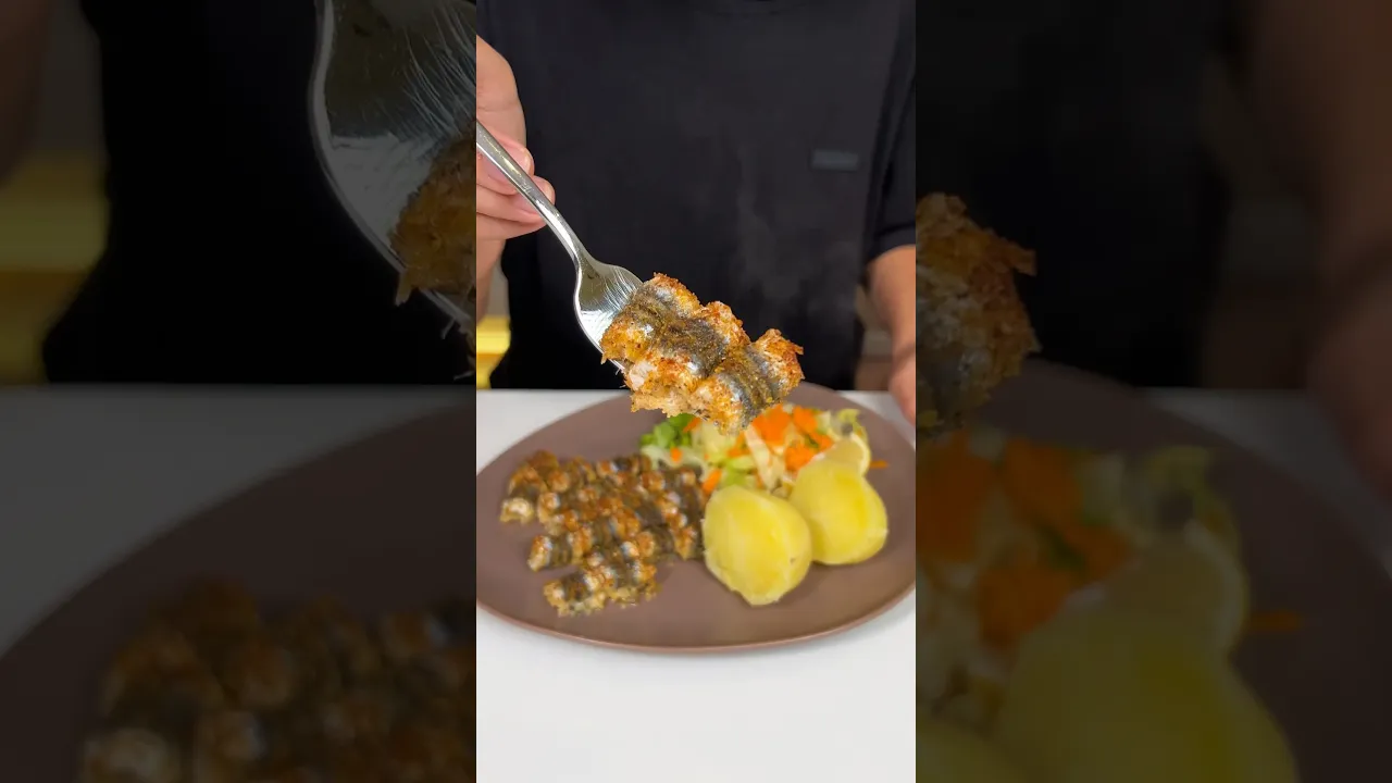 Hamsiyi böyle deneyin, kokusuz 🐟 #shorts #hamsi #fishrecipe #busezeynep