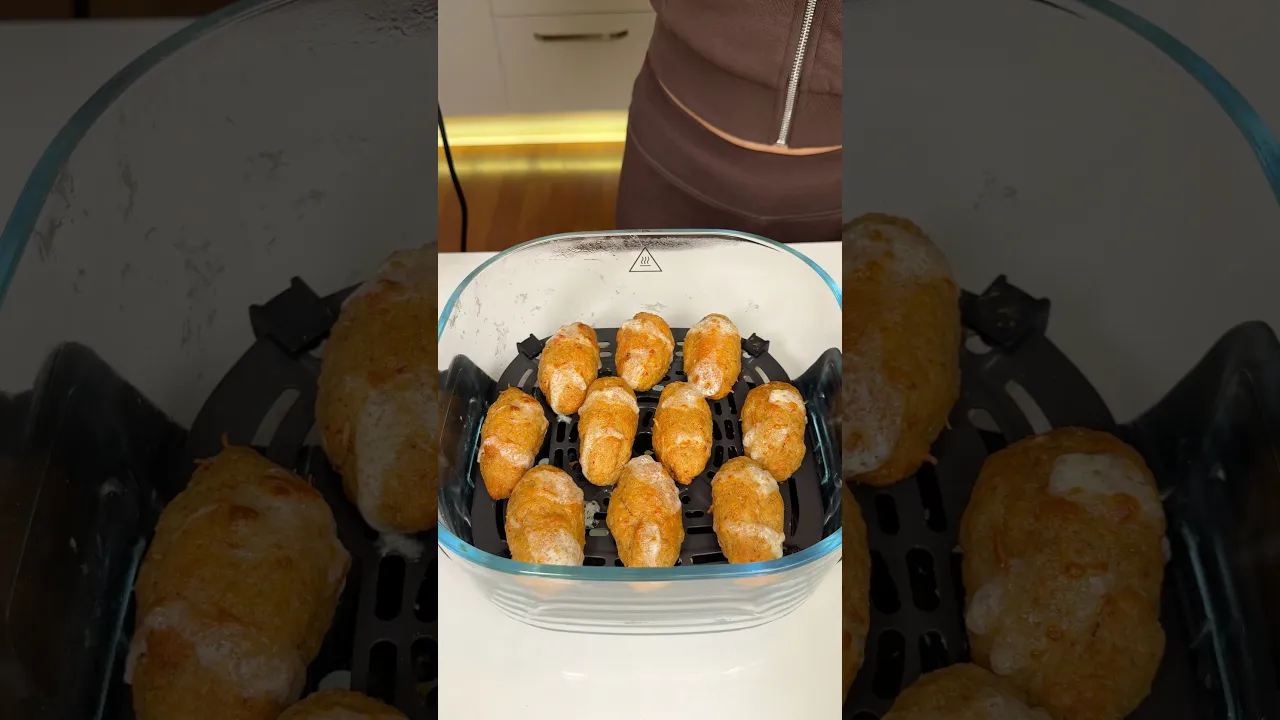 Tavuklu Peynirli Köfte ｜ Chicken & Cheese Patties #busezeynep #chicken