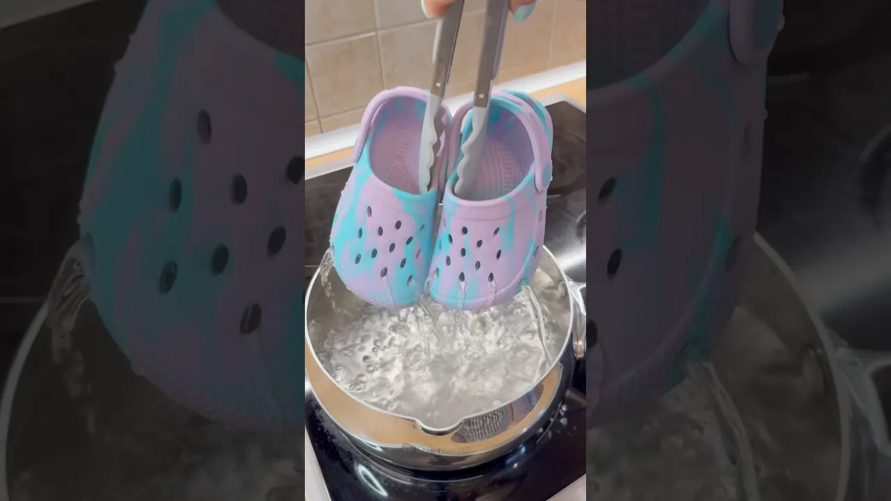 !WhenCrocs Are Too Big for Your Toddler😱 #lifehack