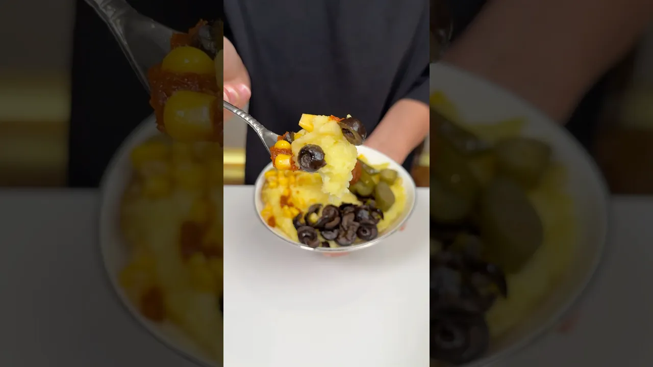 Kumpir ⧸ 8min microwave. #potato #busezeynep