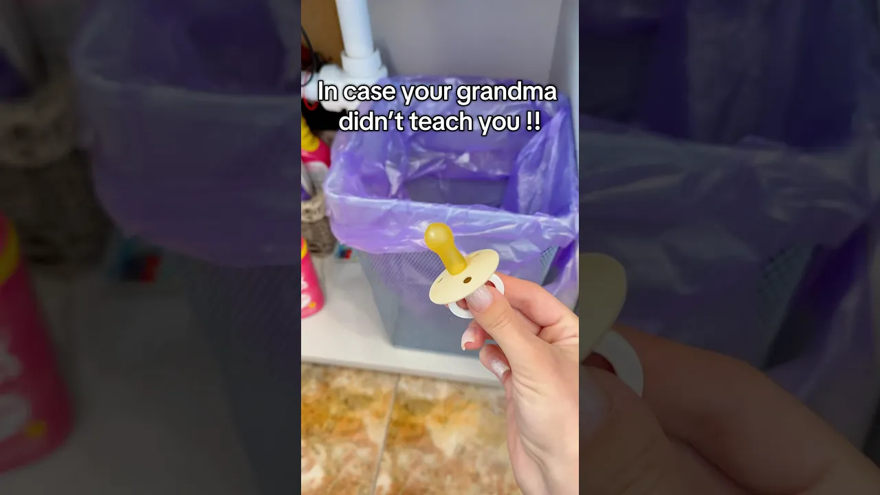 Don’t throw away baby’s old pacifiers!🙀