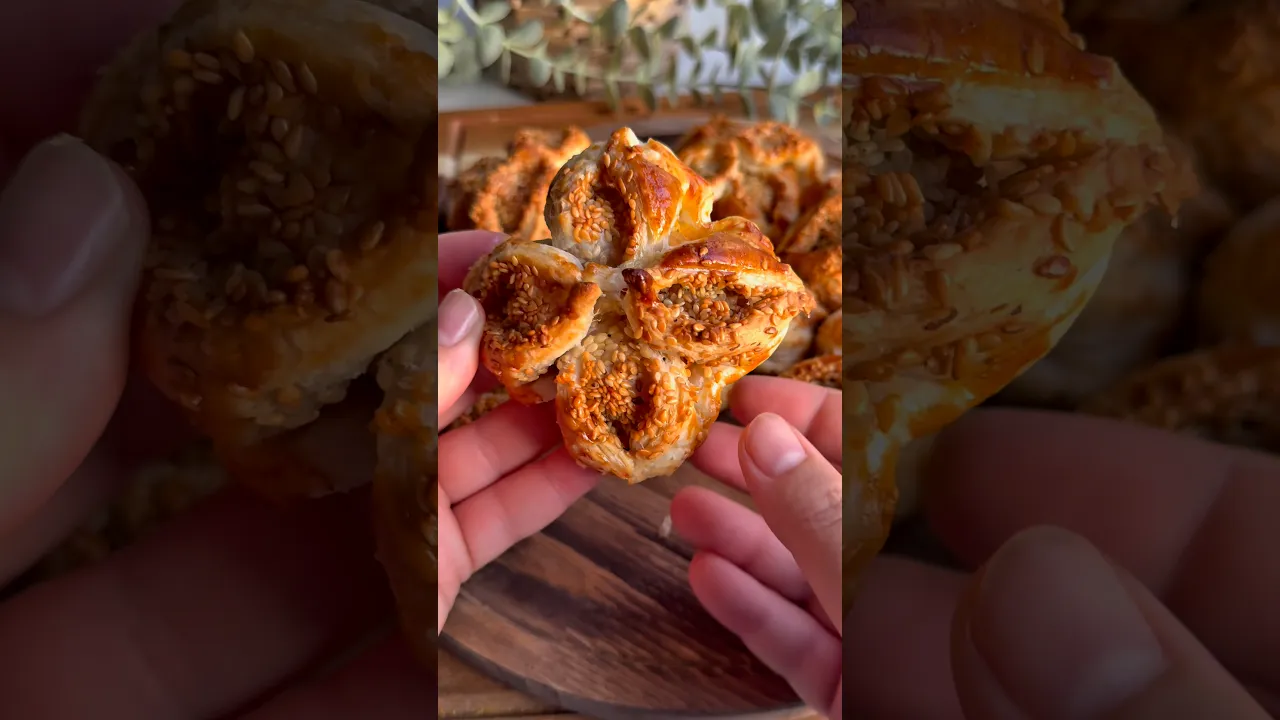 Çiçek milföy😍 #recipe #tarif #food #globalcuisine #pratiktarifler #cooking #börek #patates