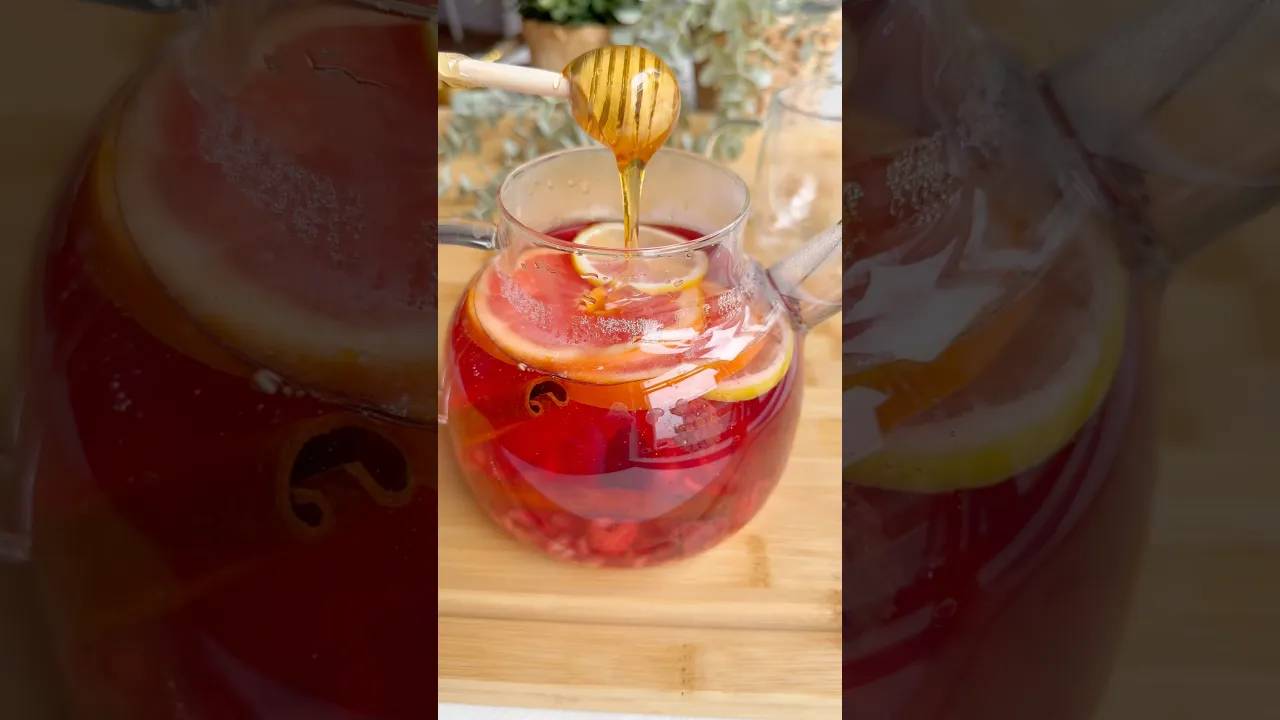 Bu meyve çayını mutlaka deneyin😍tarif yorumda✍️Recipe in comments🎊#tea #global #food #recipe