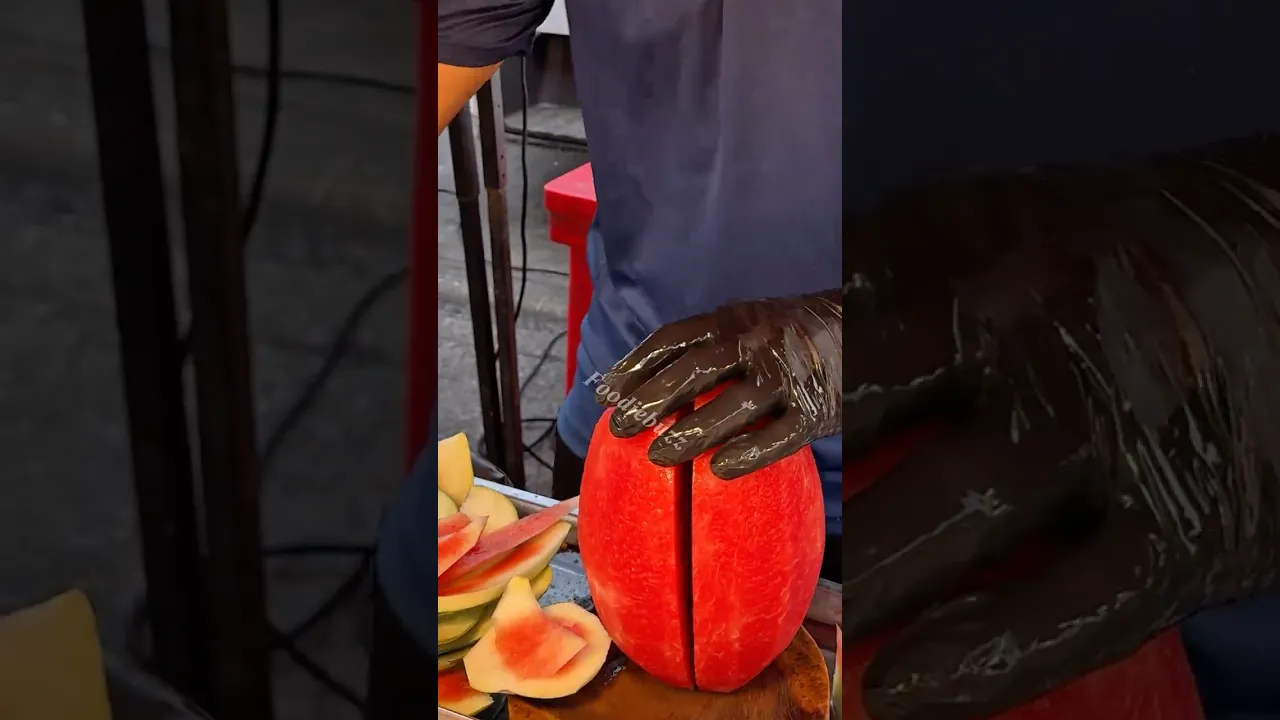 Fresh Watermelon for Less Than $1 in Bangkok