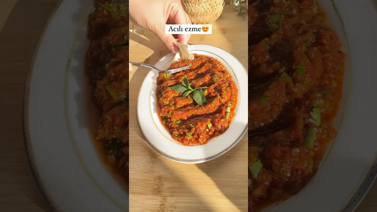 Haftasonuna yakışır👌 #food #tarif #globalcuisine #pratiktarifler #acılıezme #recipe #cooking #yemek
