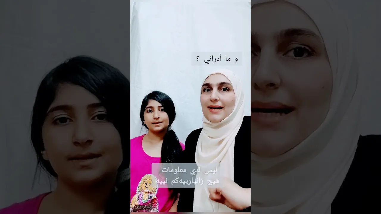 عربي كوردى ⧸كيف تقول لا أعرف⧸ چۆن دەڵێی نازانم #زمانی کوردی #اربيل #هەولێر