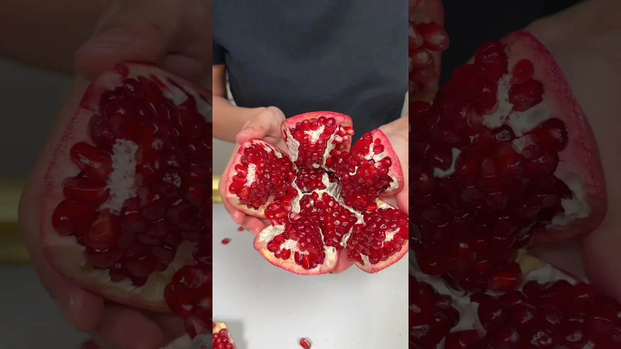 Şunu daha önce bilseydim… 🤯 ⧸ Wish I knew this earlier! #busezeynep #nar #pomegranate
