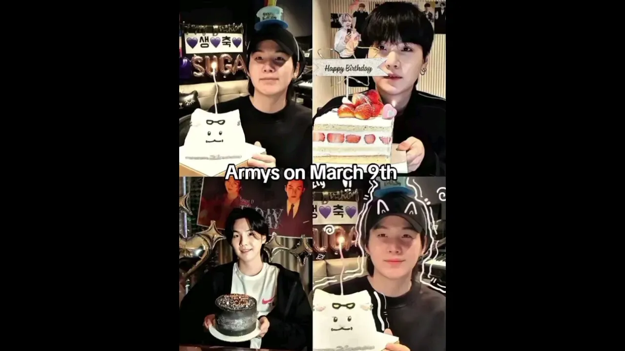 happy birthday min Yunge🎂💜🥹#bts #suga#bts official bighit #btsarmy
