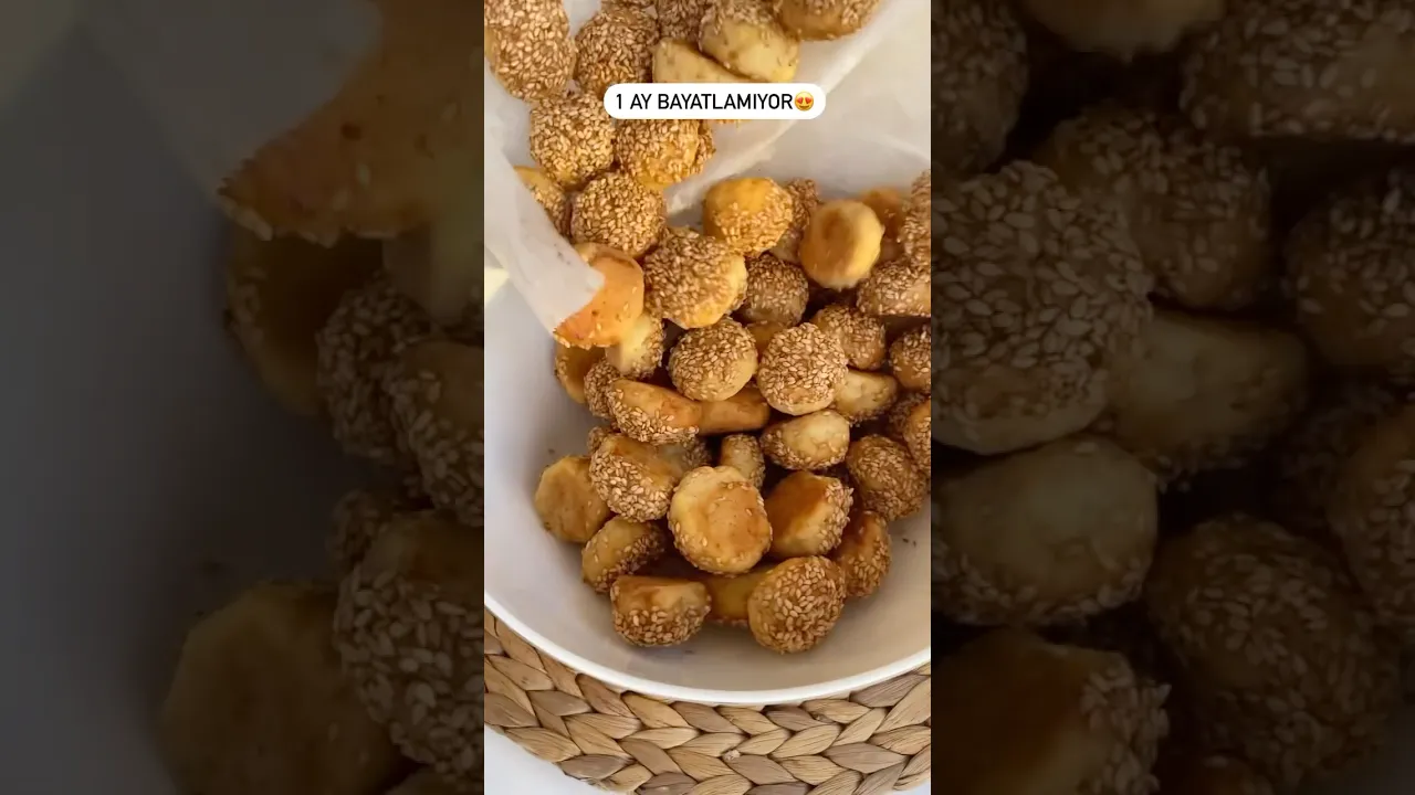 Az malzemeli çok lezzetli kurabiye😍tarif yorumda✅recipe in the comments🥳 #food #globalcuisine
