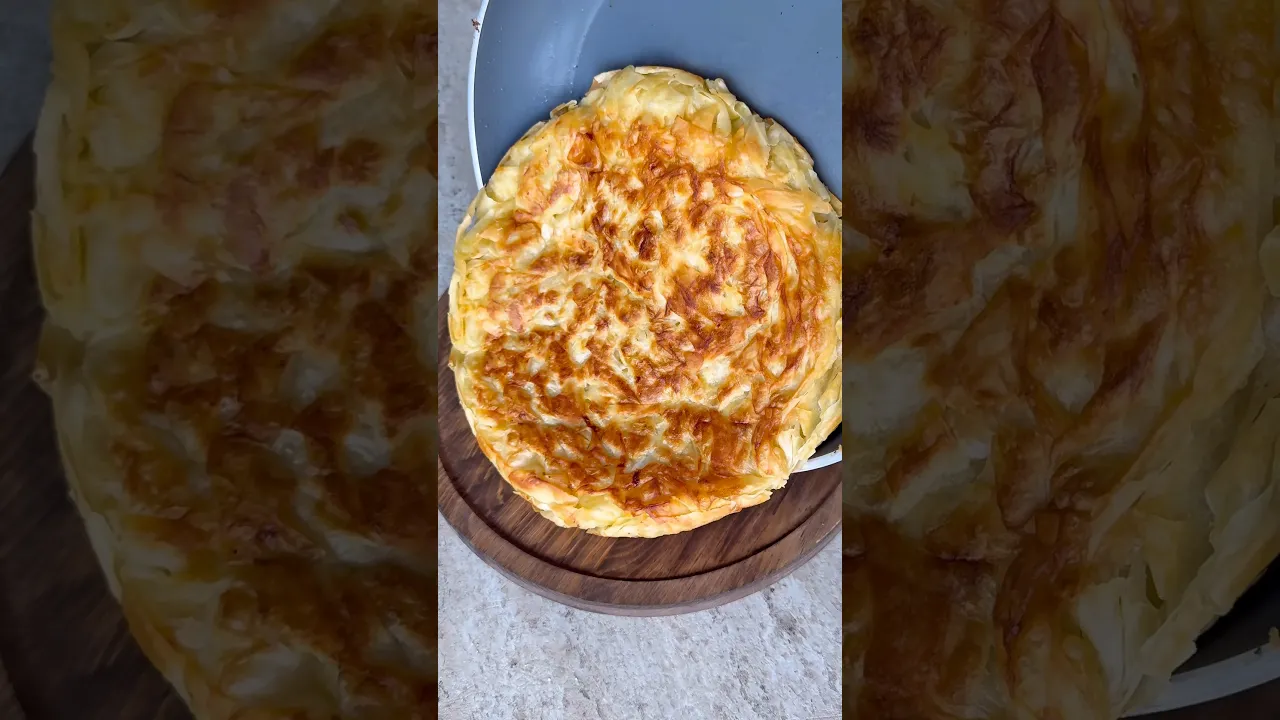 2 yufkayla su böreği tadında taba böreği😍 #recipe #tarif #food #globalcuisine #cooking #börek
