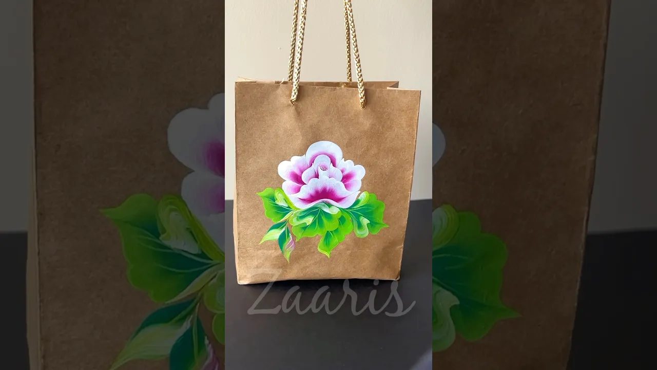 984 🌸💖💯Simple flower painting idea,using acrylic🎨 #flowerpainting #shorts #art