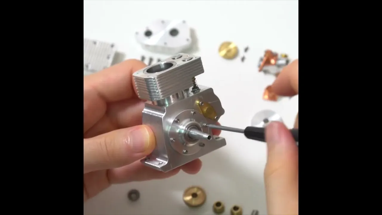 HandMade 4Stroke Engine ｜ Final Assembly and Startup Mb