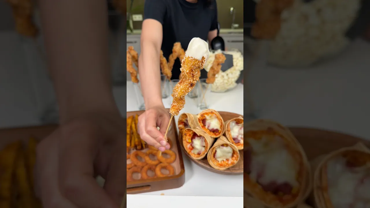 8 kişilik Maç Menüsü ⚽️ Soccer Menu ❤️ #busezeynep #chicken