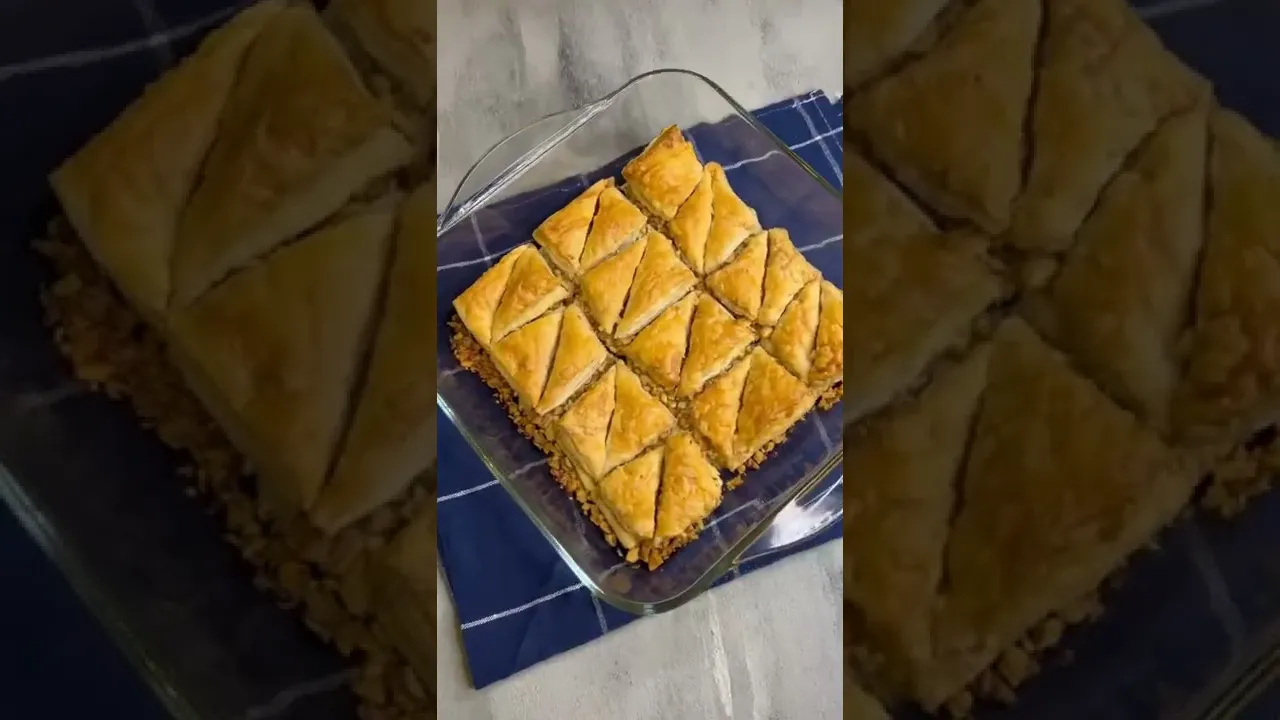 Milföy ve şeker varsa Baklava yap🙈 #baklava #milföy #ramazan